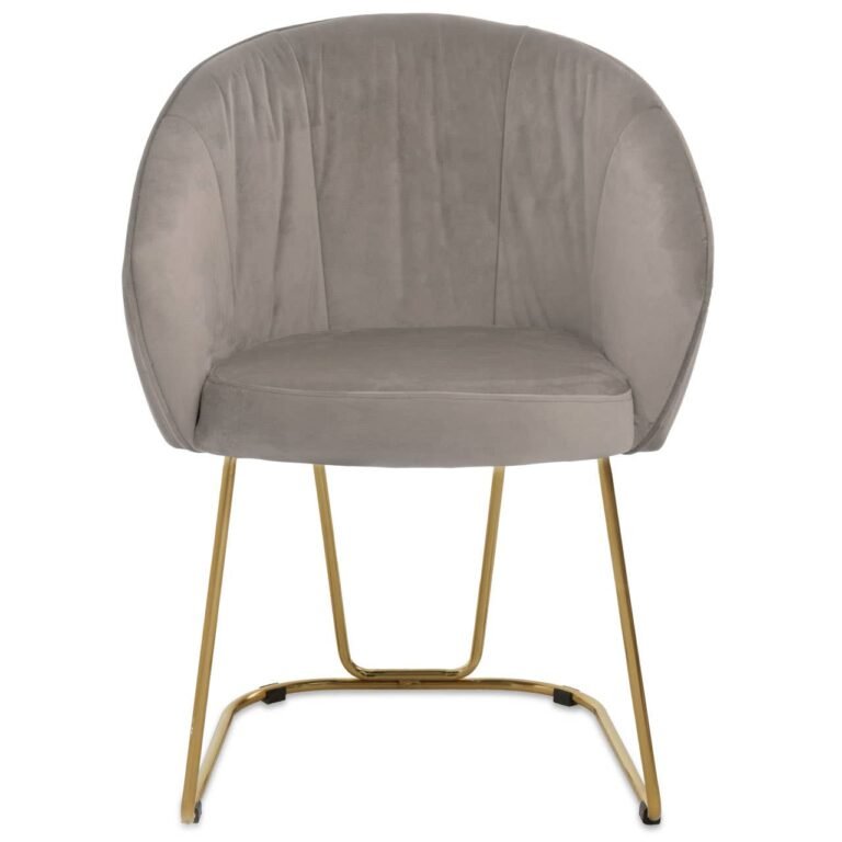 Netio Mink Velvet Dinner Chair