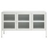 Ciere Three Door White Sideboard