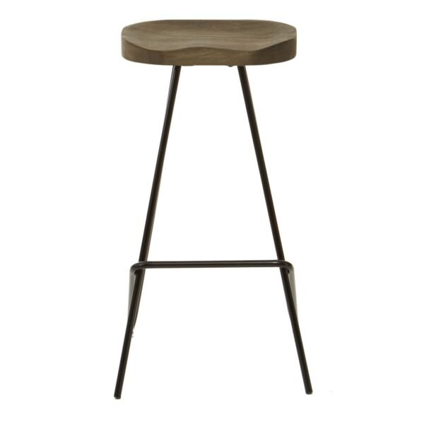 Tilsom Elm Wood Bar Stool - Image 2