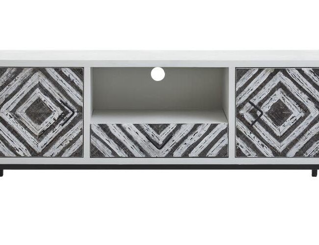 Regal White Frame Media Unit