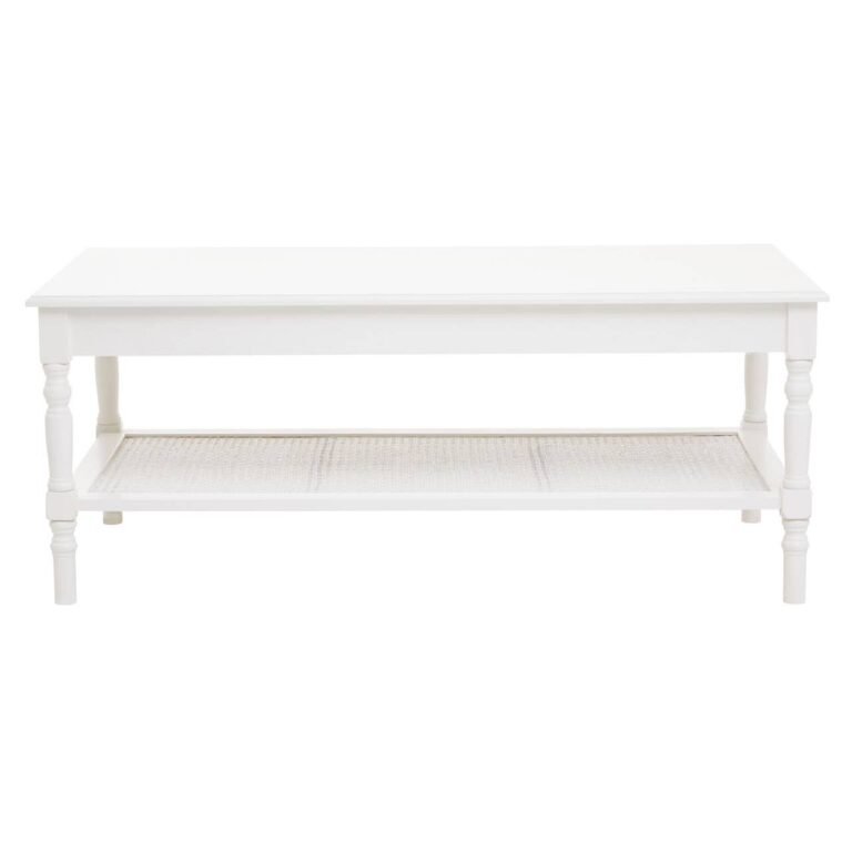 Mayfair Pine Wood Ivory Coffee Table