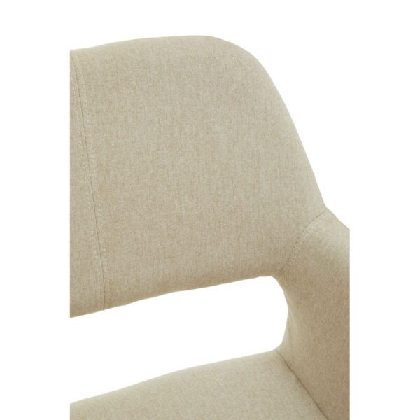 Holm Natural Fabric Dining Chair - Image 6