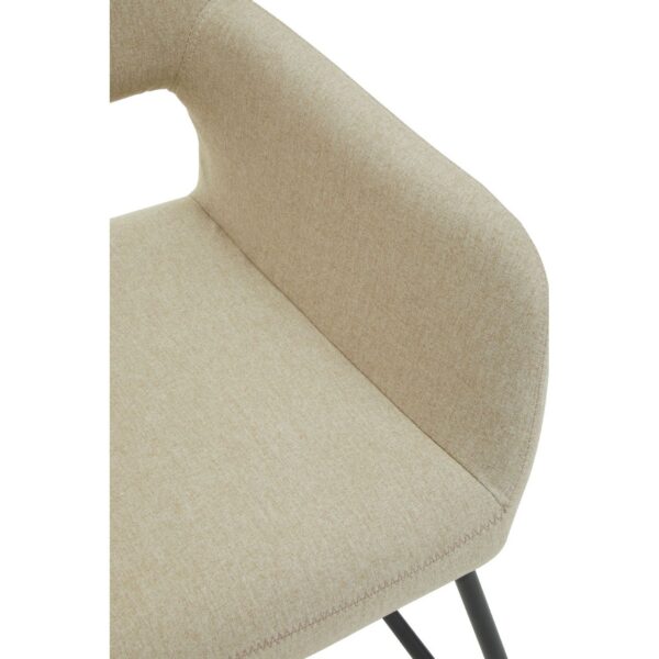 Holm Natural Fabric Dining Chair - Image 7