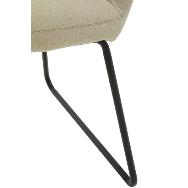 Holm Natural Fabric Dining Chair - Image 8