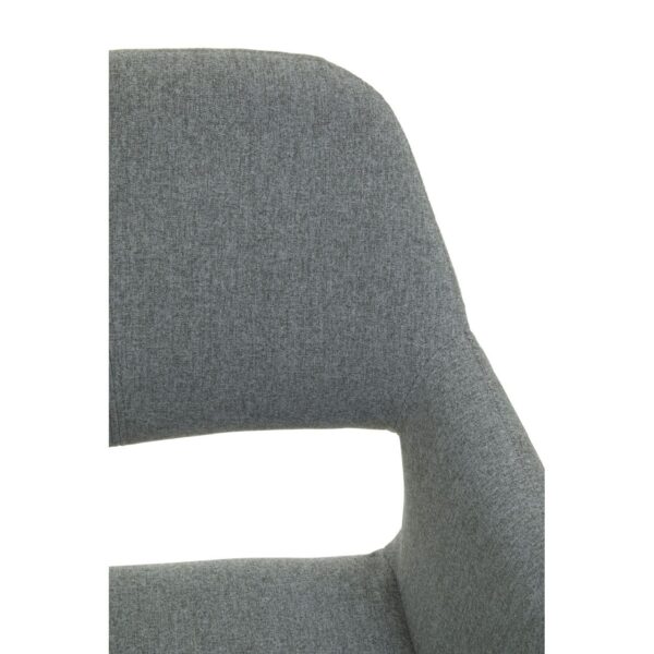 Holm Grey Fabric Dining Chair - Image 6