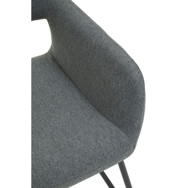 Holm Grey Fabric Dining Chair - Image 7