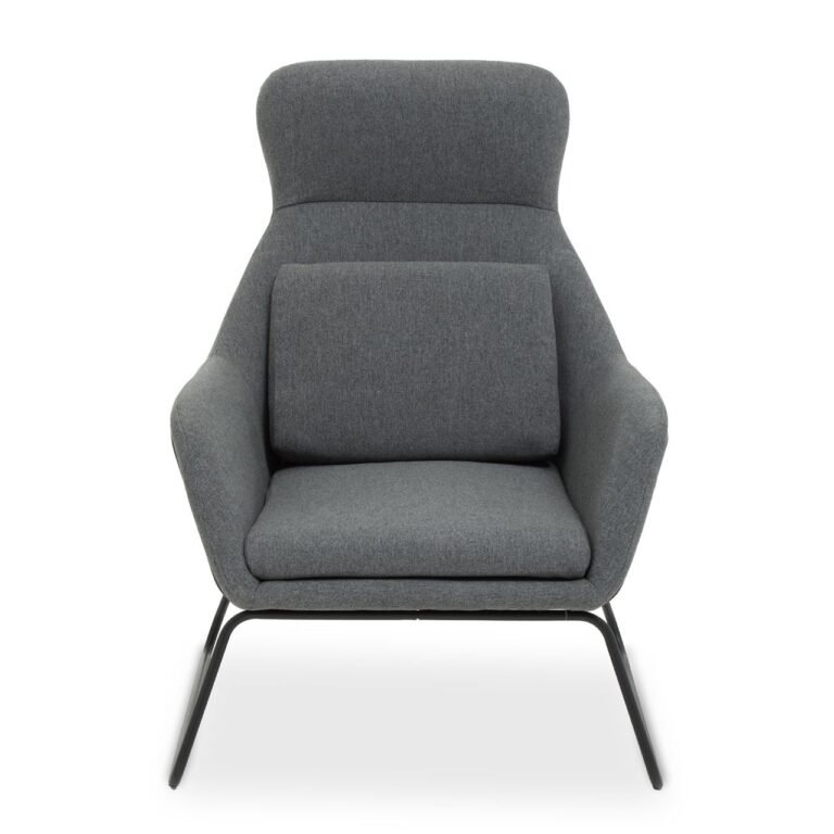 Holm Chair with Black Metal Frame