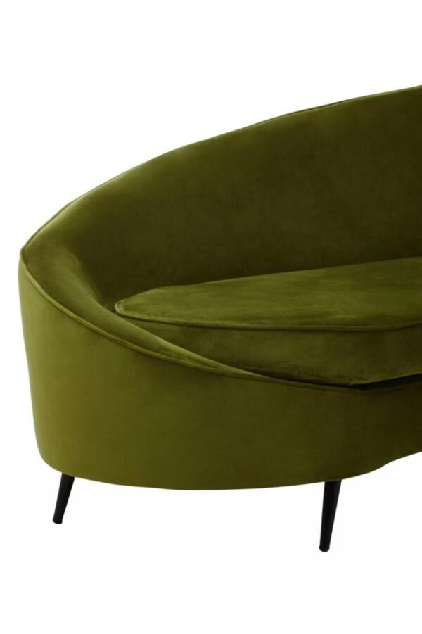 Pembroke Three Seat Olive Velvet Sofa - Image 5