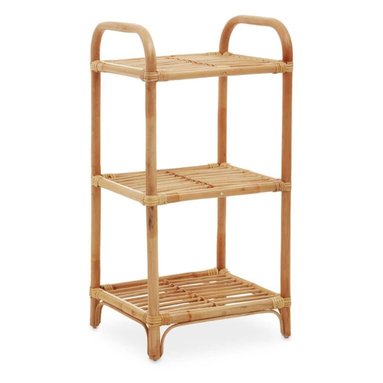 Hadley Natural Rattan Shelf Unit
