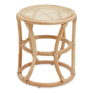 Hadley Small Natural Rattan Stool Or Table