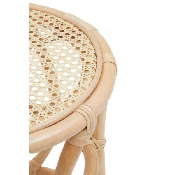 Hadley Small Natural Rattan Stool Or Table - Image 8