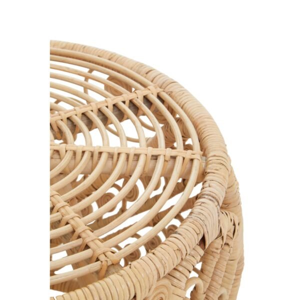 Hadley Large Natural Rattan Stool Or Table - Image 5