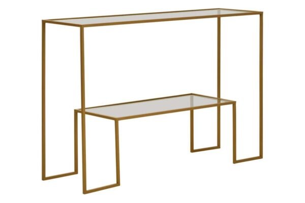 Ento Gold Finish Console Table - Image 2