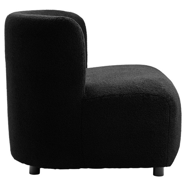Montea Boucle Effect Armless Lounge Chair Montea Boucle Effect Armless Lounge Chair