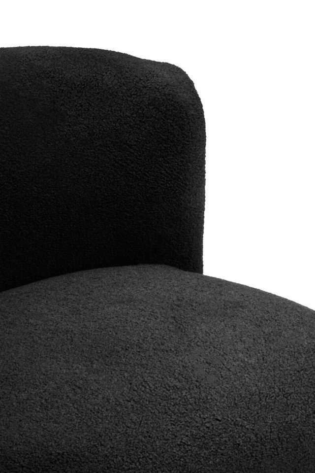Montea Boucle Effect Armless Lounge Chair Montea Boucle Effect Armless Lounge Chair