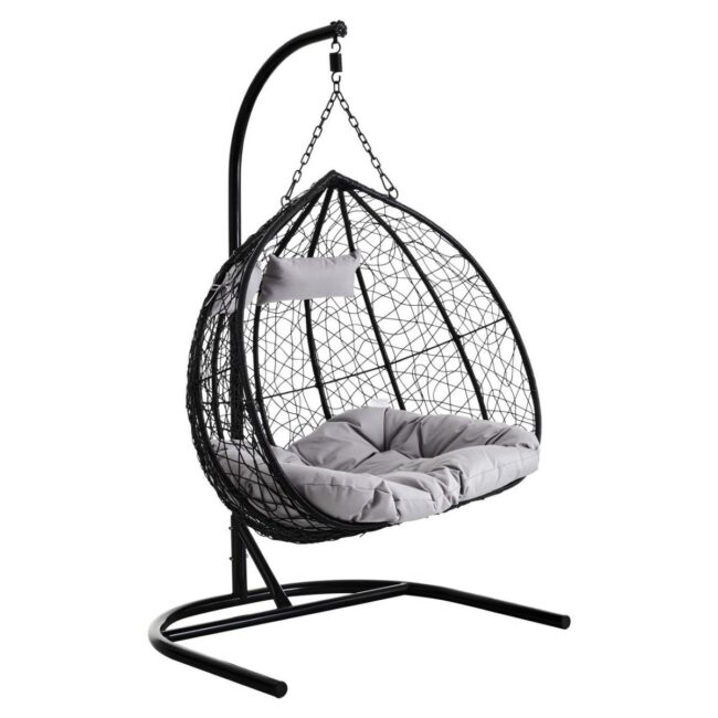 Oatty Double Black Hanging Chair