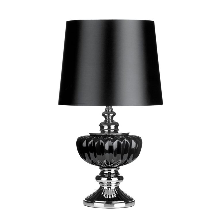 Bramley Black Ceramic Table Lamp