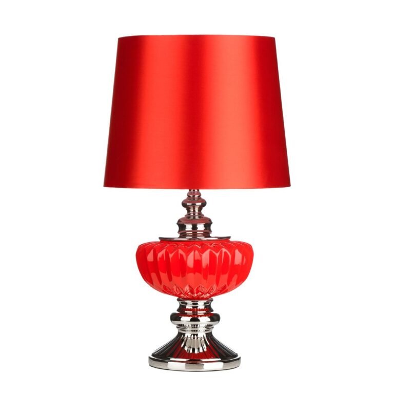 Bramley Red Ceramic Table Lamp