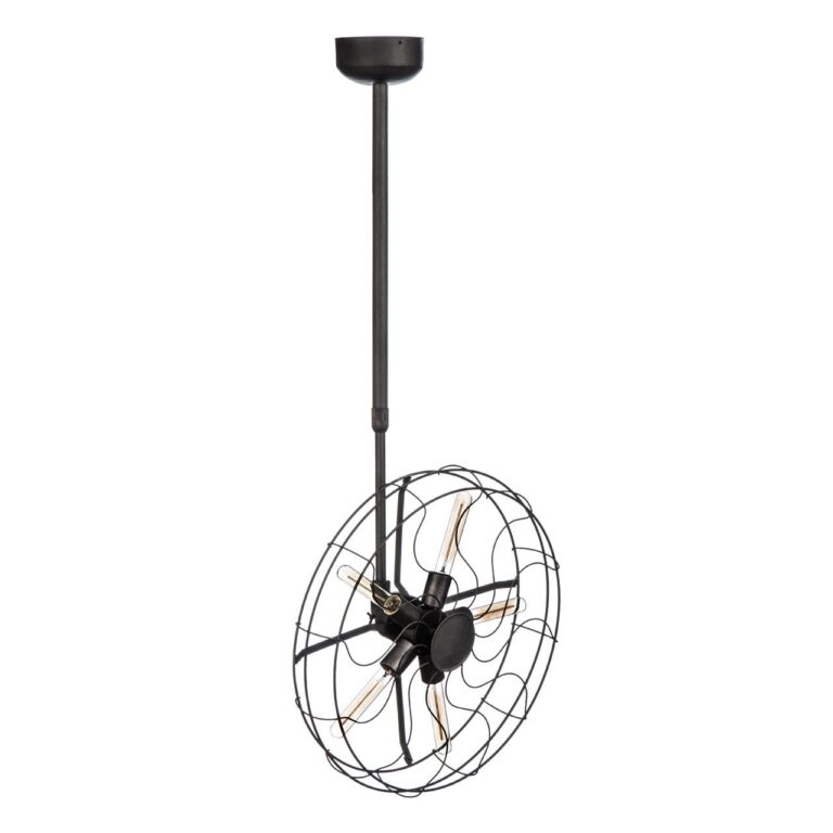 Del Vintage Fan Design Ceiling Light