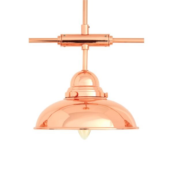 Cliffe 3 Pendant Copper Finish Light - Image 4