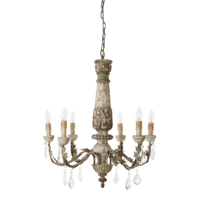 Vatil 6 Arm Chandelier