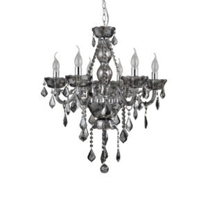 Urani Smoked Chrome/ Crystal Chandelier