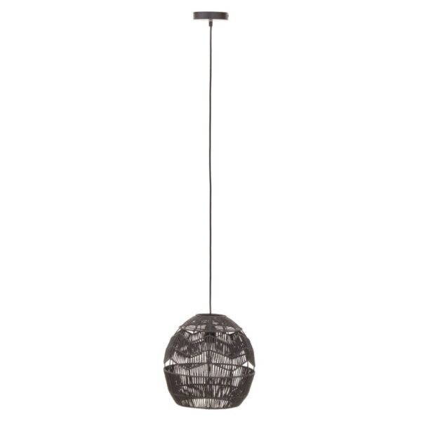 Everls Black Paper Rope Pendant Lamp