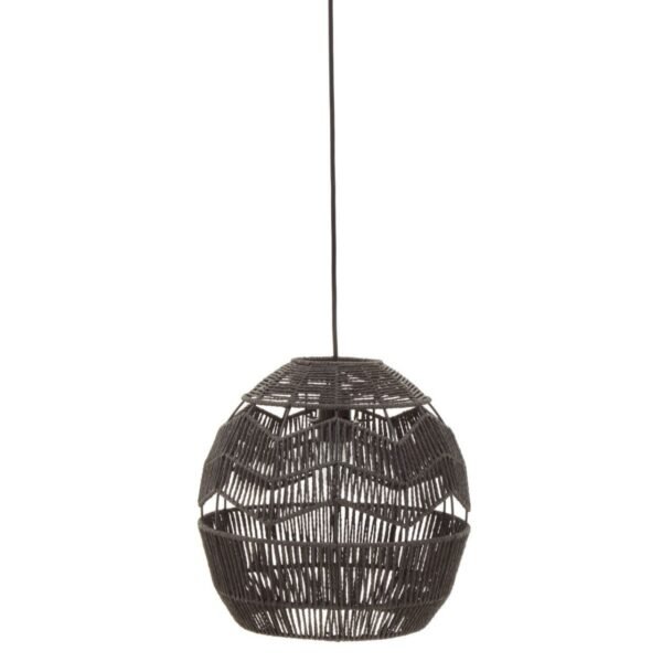 Everls Black Paper Rope Pendant Lamp - Image 3