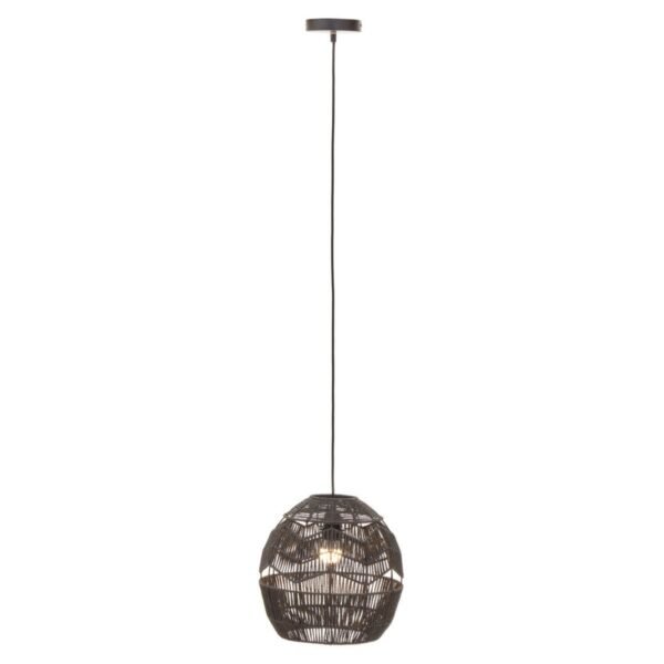 Everls Black Paper Rope Pendant Lamp - Image 2