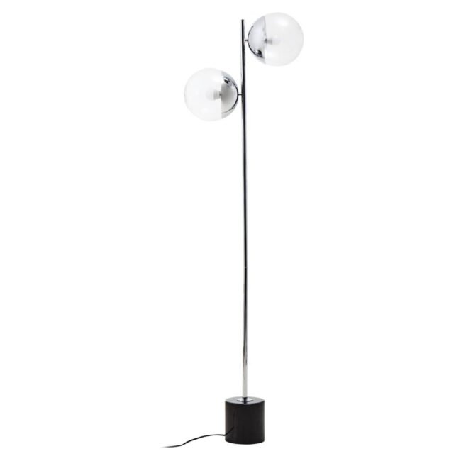 Vivar Silver Finish Metal Floor Lamp