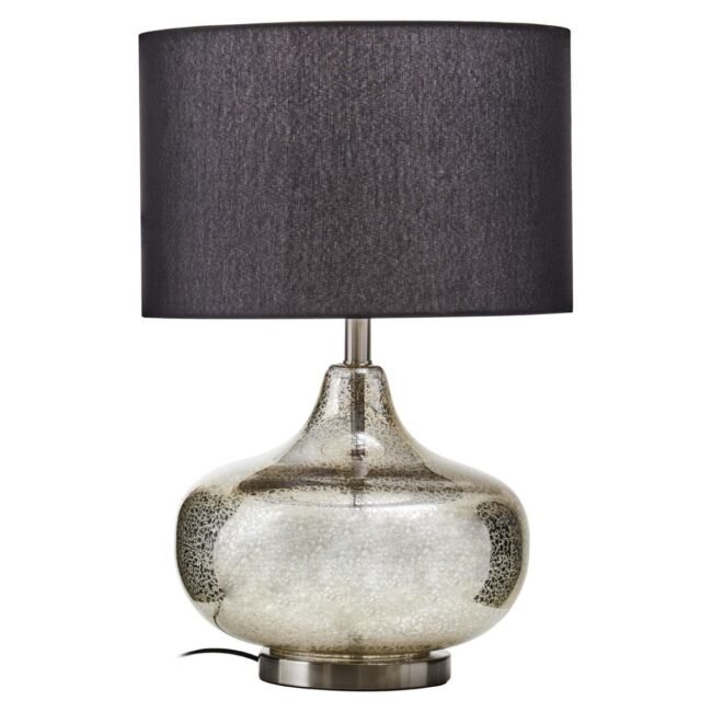 Lissie Table Lamp With Black Linen Shade