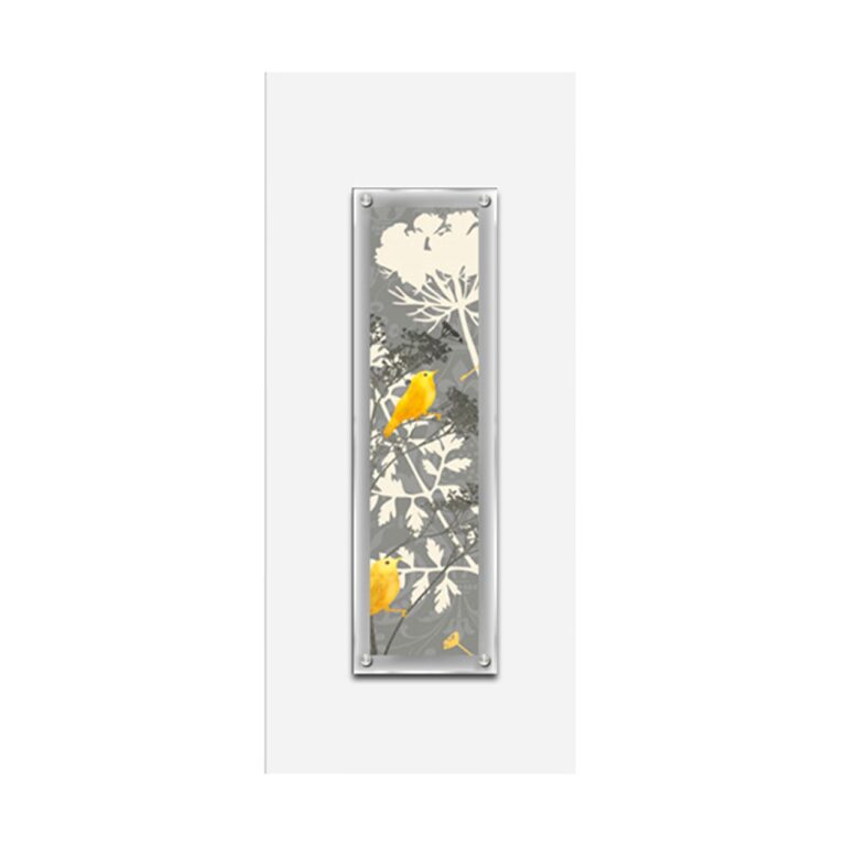 Uln Yellow Bird 2 Framed Wall Art