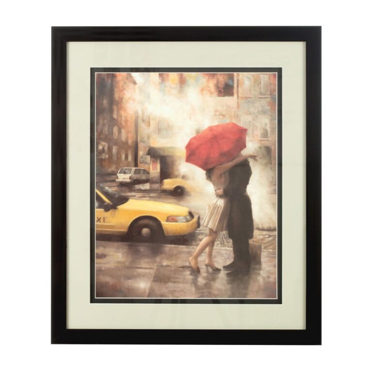 Arn Framed Couple Under Umbrella Wall Art