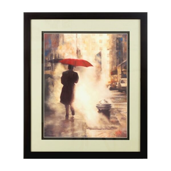 Arn Framed Man Under Umbrella Wall Art