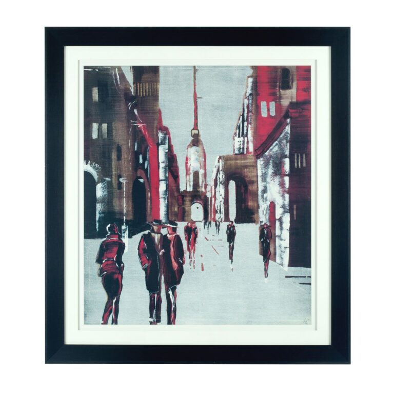 Arn Framed Drawing City Wall Art