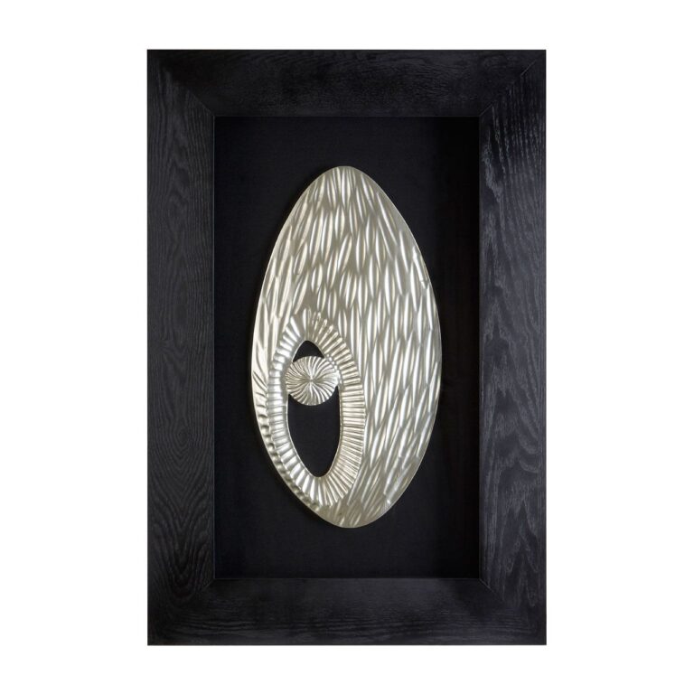 Arn Framed Oval Side Hole Wall Art