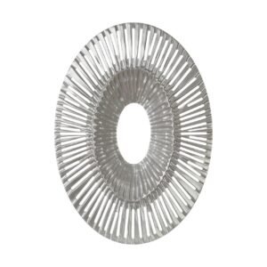 Allisk Oval Silver Wall Sculpture