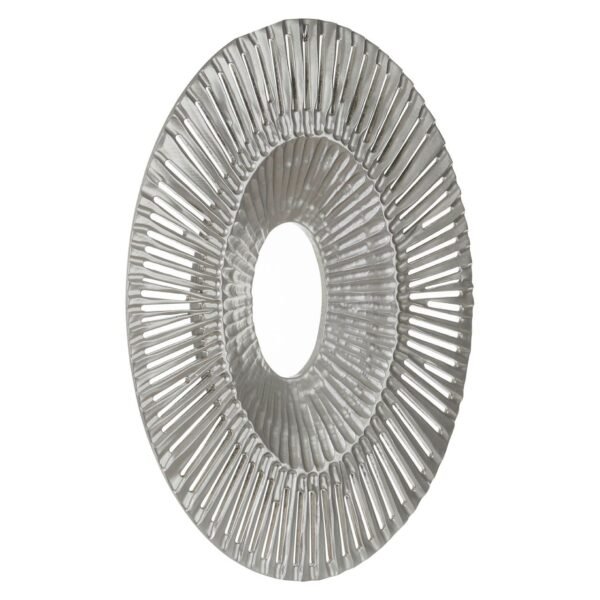 Allisk Oval Silver Wall Sculpture - Image 2