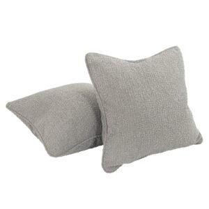 Boucle Mink Cushion Pair