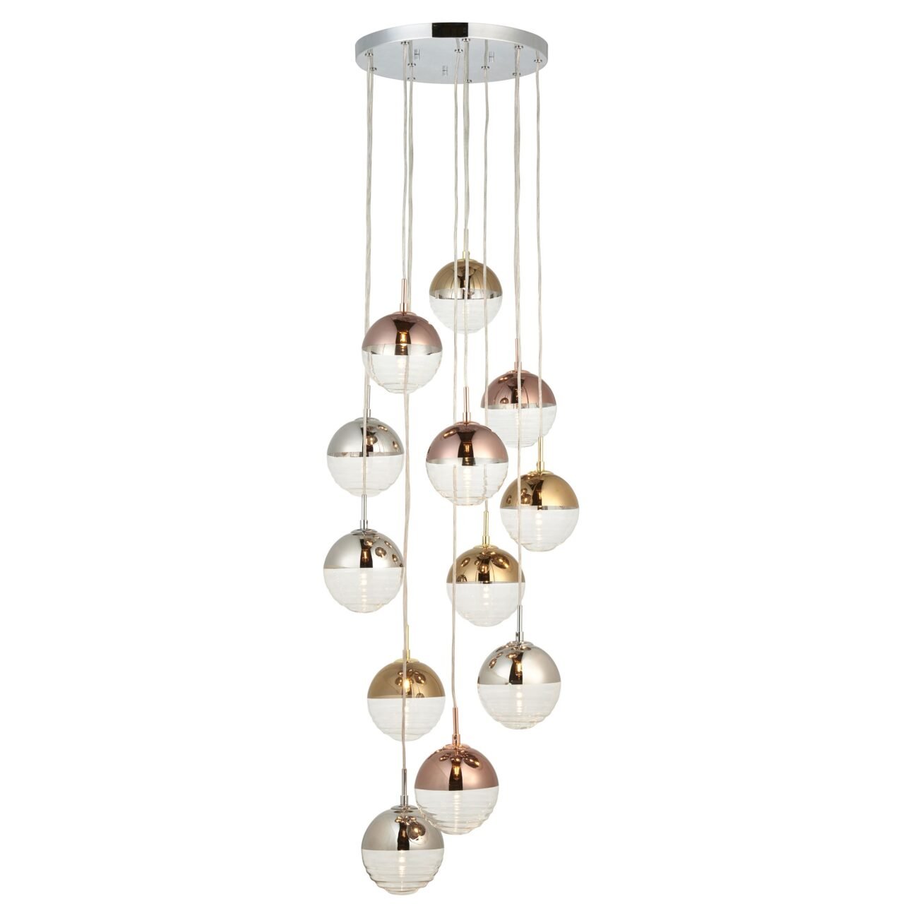 Saloma 12 Pendant Light Chrome