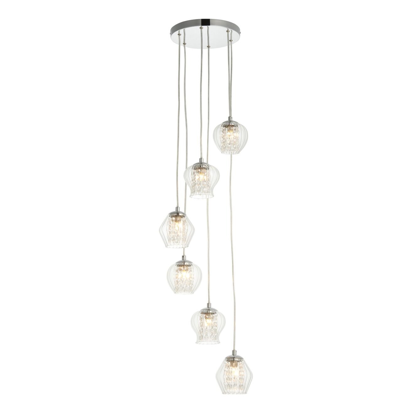 Esemer 6 Pendant Light Chrome Esemer 6 Pendant Light Chrome