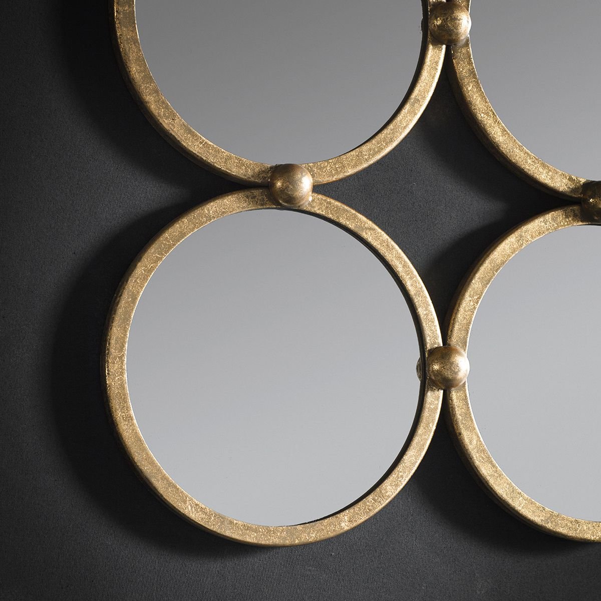 Bradbury Mirror Antique Gold Leaf MIRRORS Eclectic Niche