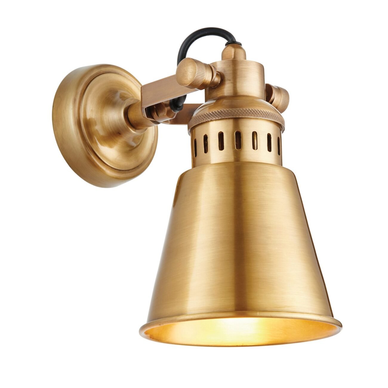 Elmslie Wall Light Antique Brass