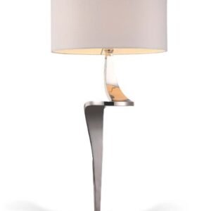 Enzo Nickel Finish Table Lamp