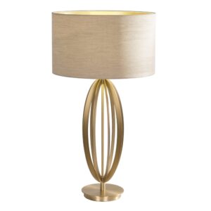 Olive Antique Brass Finish Table Lamp