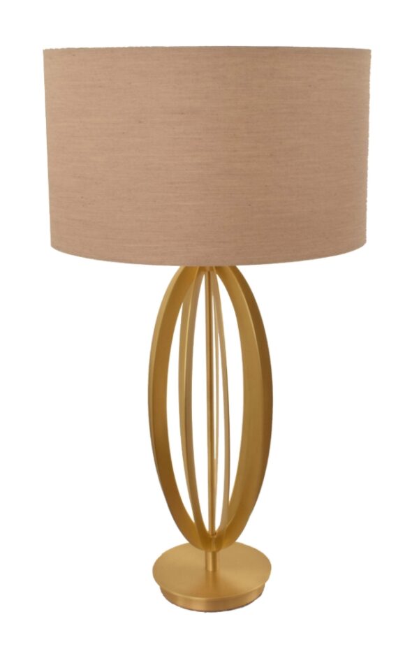 Olive Pale Gold Finish Table Lamp