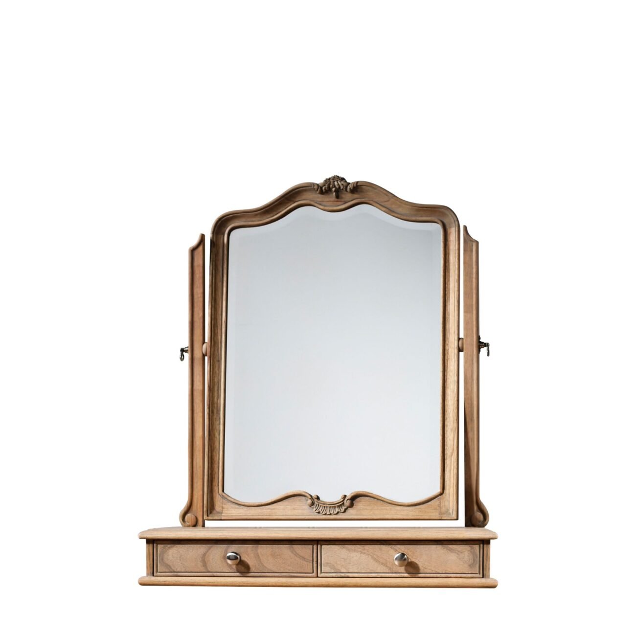 Chic Dressing Table Mirror Weathered