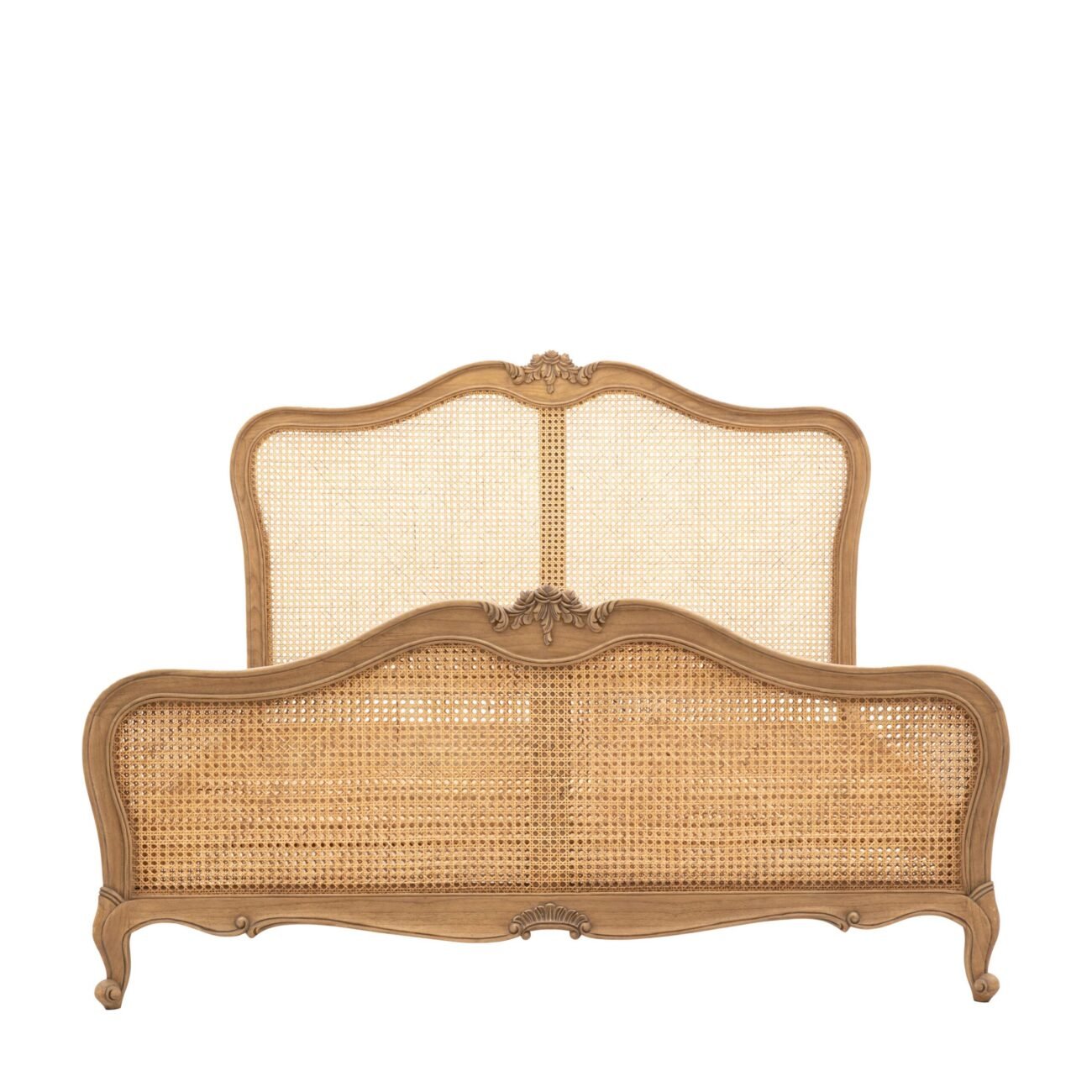 Kingston Super King Cane Bed Weathered