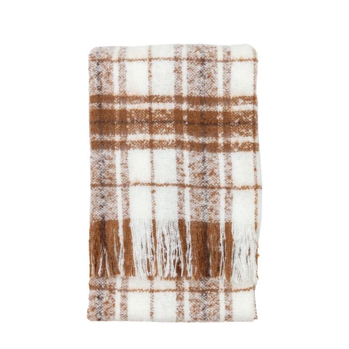 Cheque Faux Mohair Throw Cheque Faux Mohair Throw