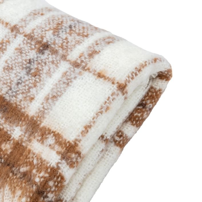 Cheque Faux Mohair Throw Cheque Faux Mohair Throw